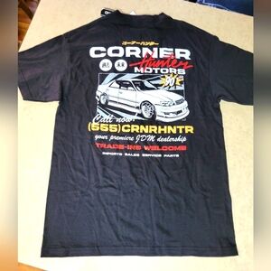 CORNER HUNTER MOTORS med Black Graphic T-Shirt
